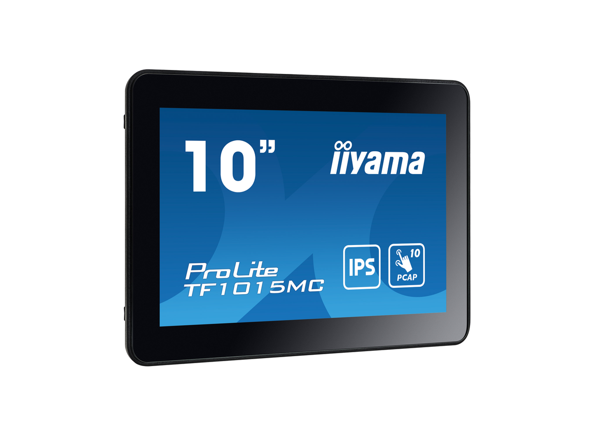 iiyama ProLite TF1015MC-B3, 10,1" PCAP 10 TP, Kit USB, ETH, DP, HDMI, svart-1