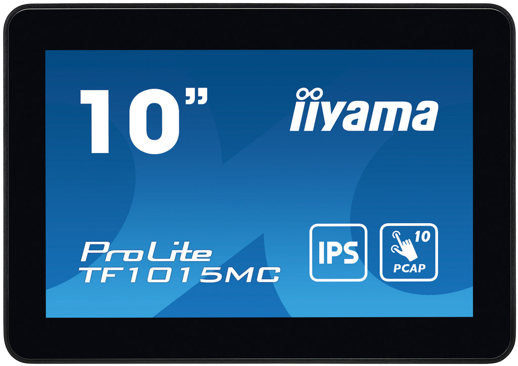 iiyama ProLite TF1015MC-B3, 10,1" PCAP 10 TP, Kit USB, ETH, DP, HDMI, svart-2