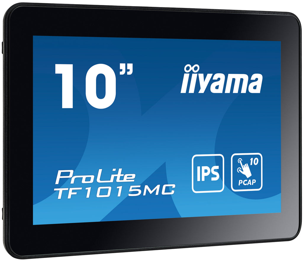 iiyama ProLite TF1015MC-B3, 10,1" PCAP 10 TP, Kit USB, ETH, DP, HDMI, svart-4