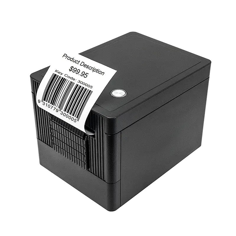 Xprinter Q303F, Linerless etikettskrivare, DT, USB/RS232/LAN, 80mm, Ø83mm, inkl PSU-1