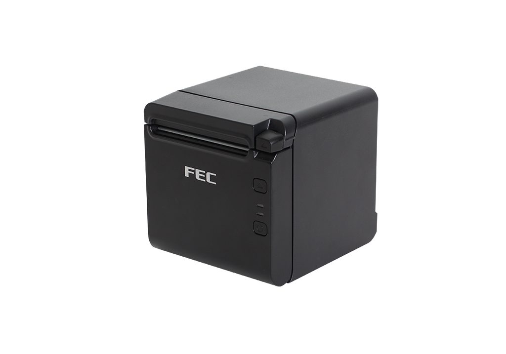 FEC TP-100 DT Kvittoskrivare, 80 mm, RS232c (25 stift), USB, svart, inkl. nätadapter-1