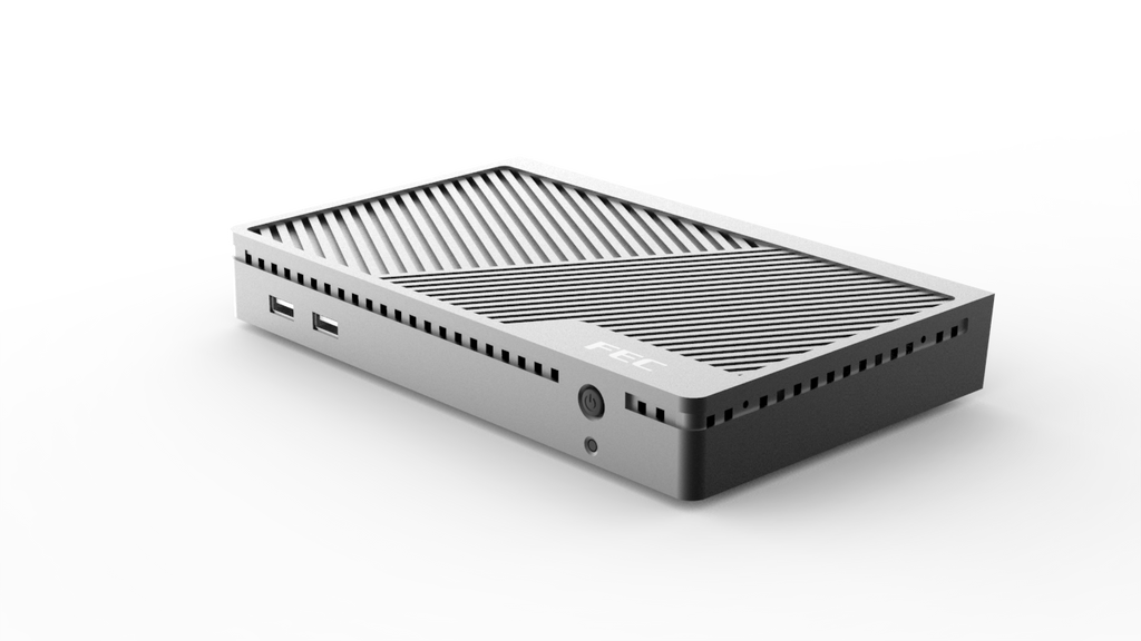 FEC Box PC, Celeron J6412, 8 GB RAM, 128 GB SSD, Windows IoT, 20 V/90 W-2