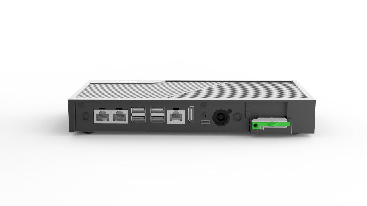 FEC Box PC, Celeron J6412, 8 GB RAM, 128 GB SSD, Windows IoT, 20 V/90 W-4