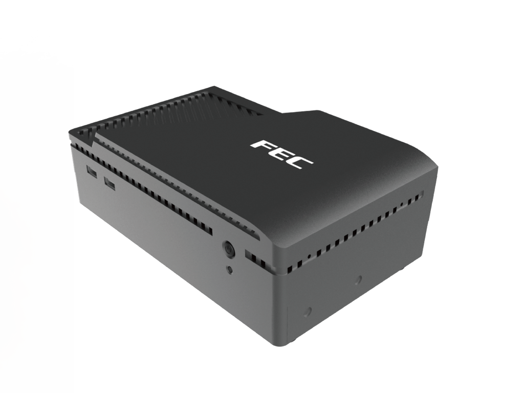 FEC Box PC, Intel i3, 8 GB RAM, 128 GB SSD, Windows IoT, 20 V/130 W-2